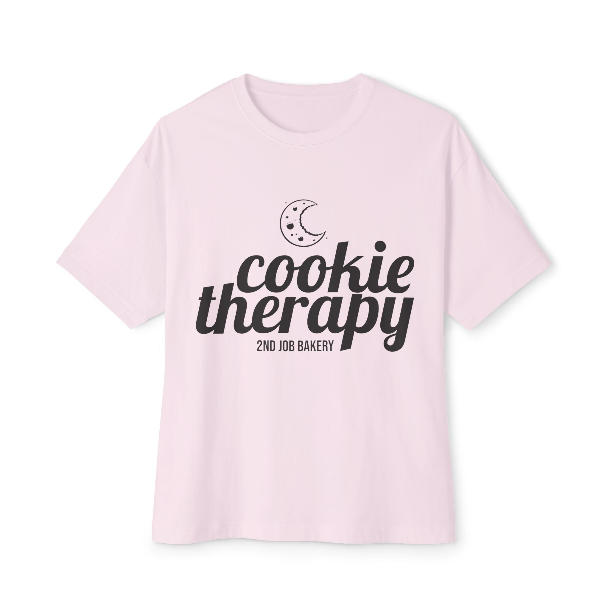 Cookie Therapy Tee Unisex Oversized Boxy Tee | Relaxed Fit T-Shirt