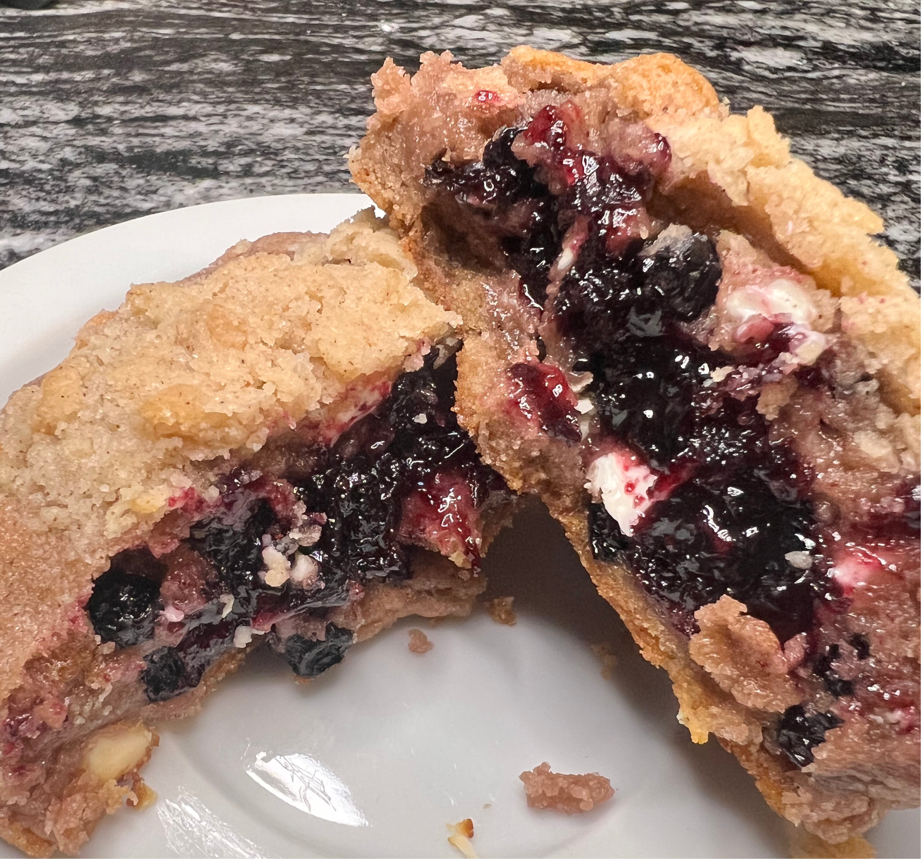 The Stuffed Blueberry Muffin Top cookie