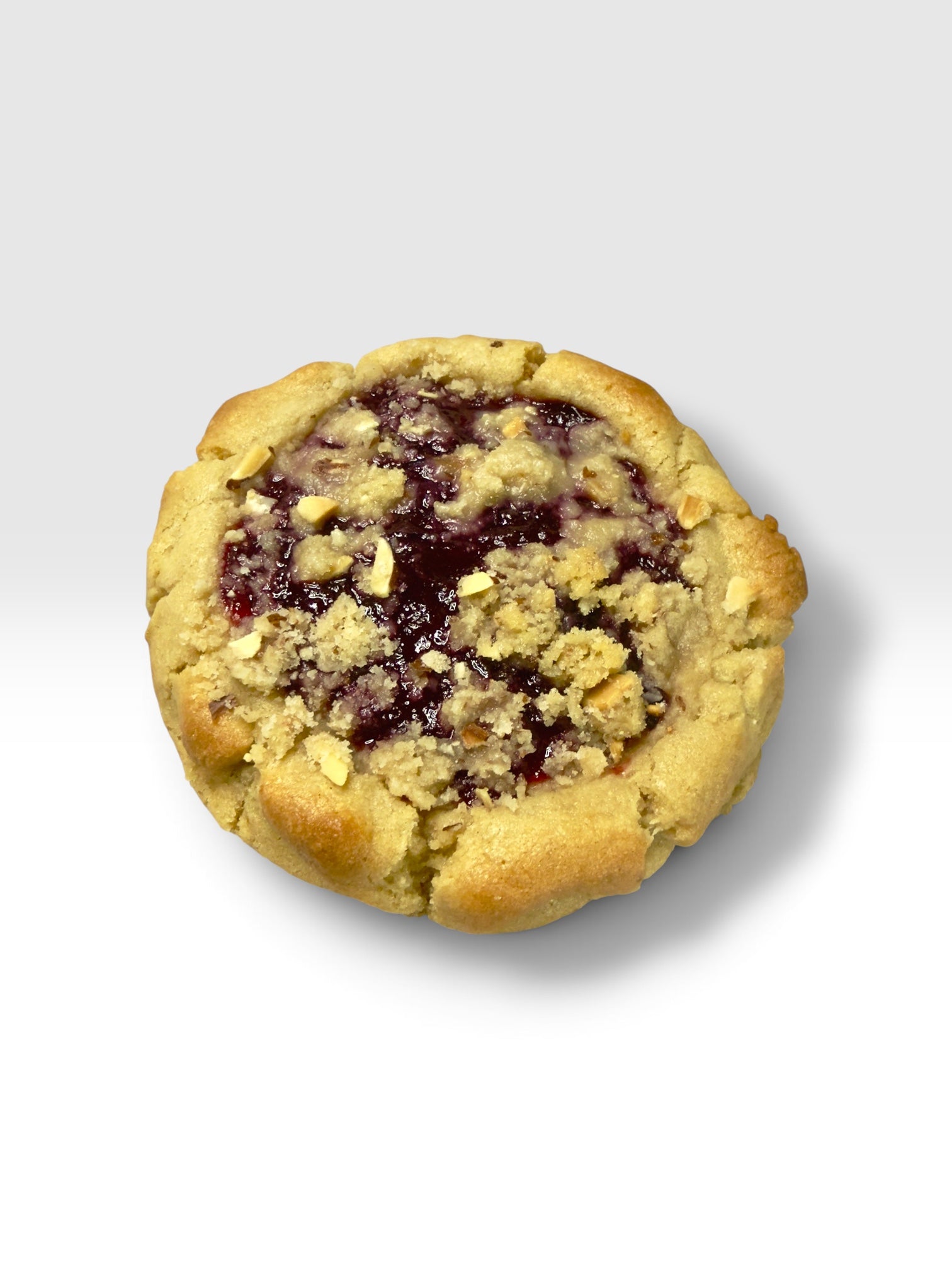 Plum Orange Anise Cookie Tart