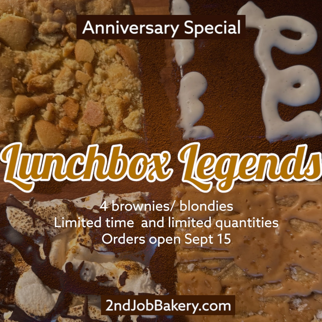 First Anniversary Special: Lunchbox Legends brownies